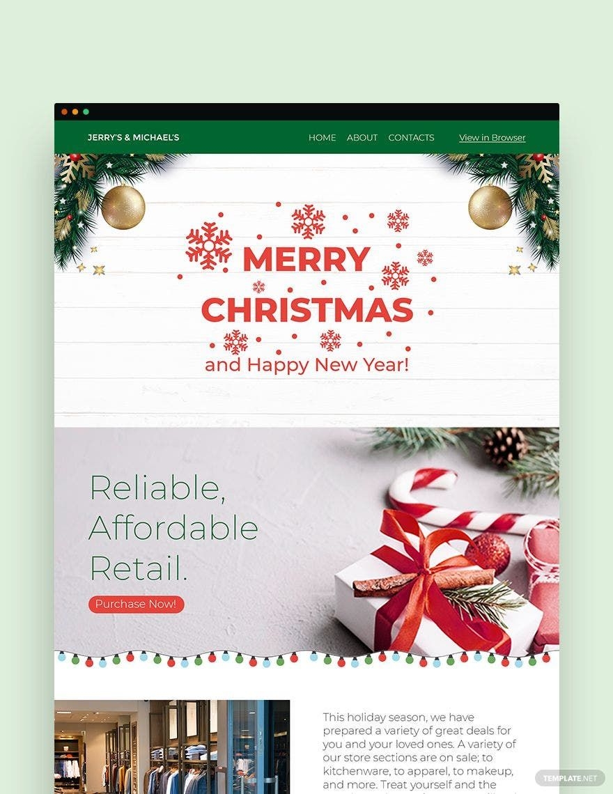 Christmas Newsletter Templates Free Printable