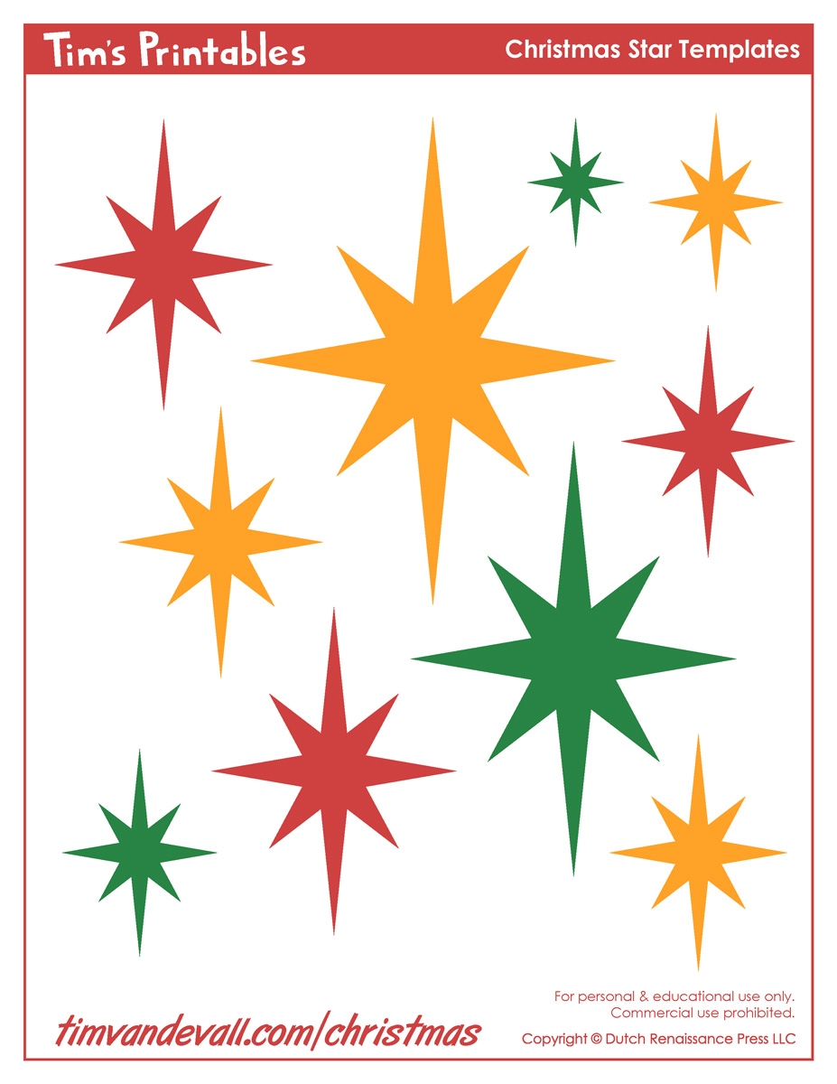 Christmas Star Templates Christmas Star Templates