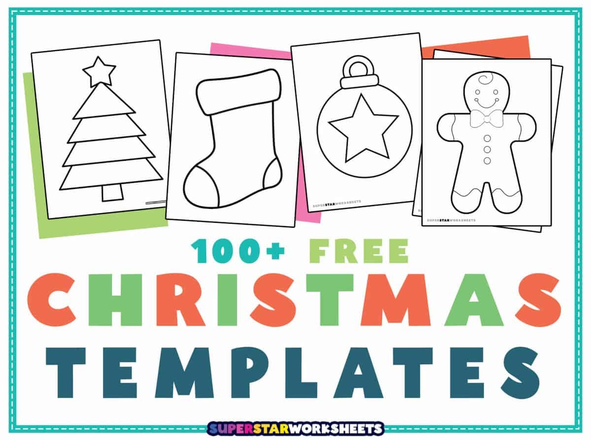 Christmas Templates Superstar Worksheets Christmas Templates Superstar Worksheets