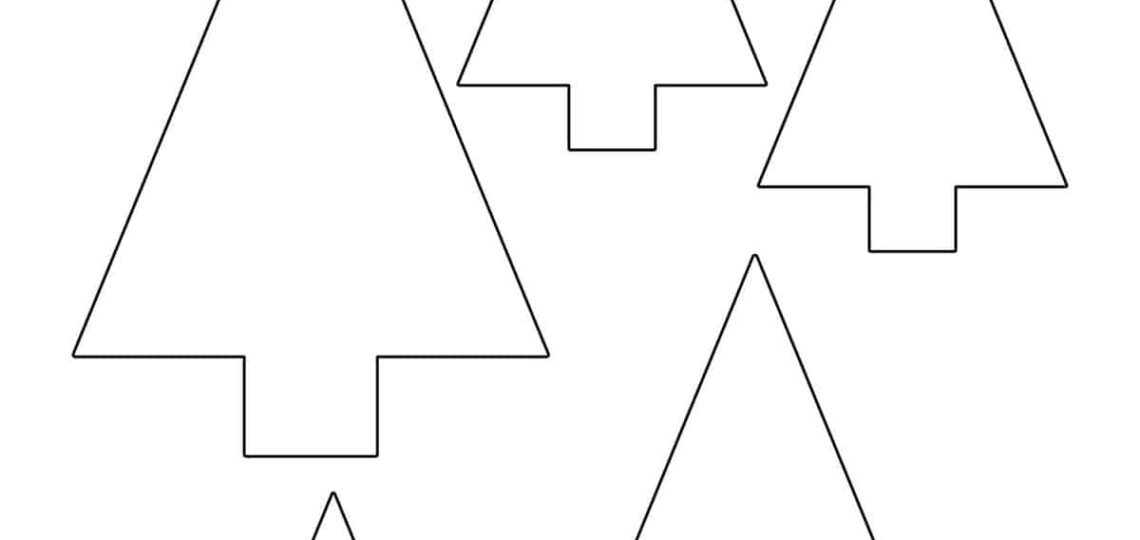 Christmas Tree Outline Childhood Magic