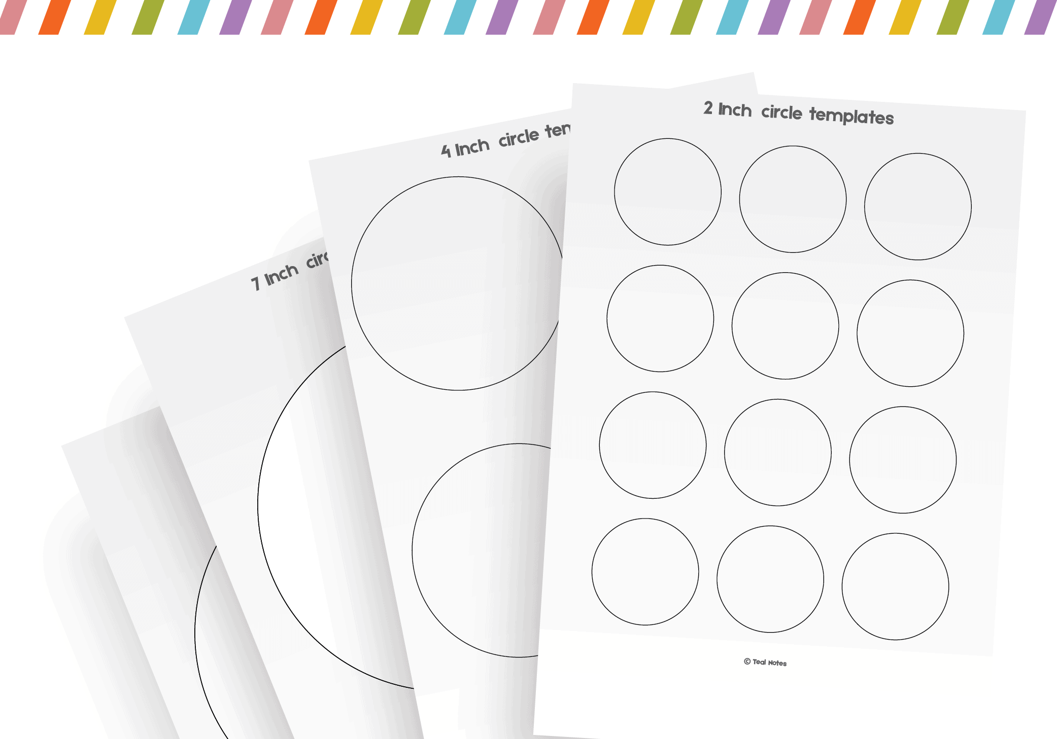 Circle Template Free Printable Circle Templates For Your Next DIY Project