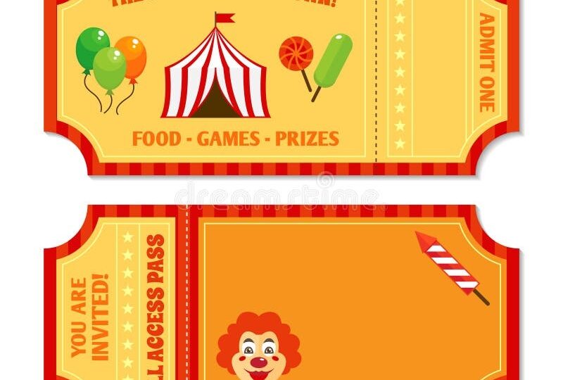 Circus Tickets Template Stock Illustrations 759 Circus Tickets Template Stock Illustrations Vectors U0026 Clipart Dreamstime