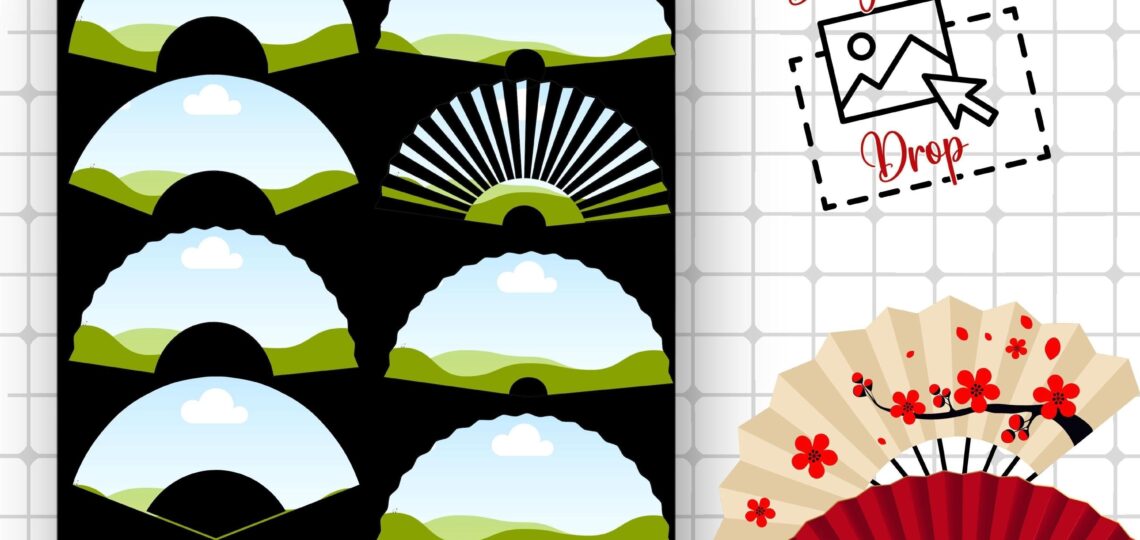 Clack Fan Template editable Printable Canva Template custom Clack Fan Mockup Sublimation DIY Personalized Event Fan festival Hand Fan Etsy