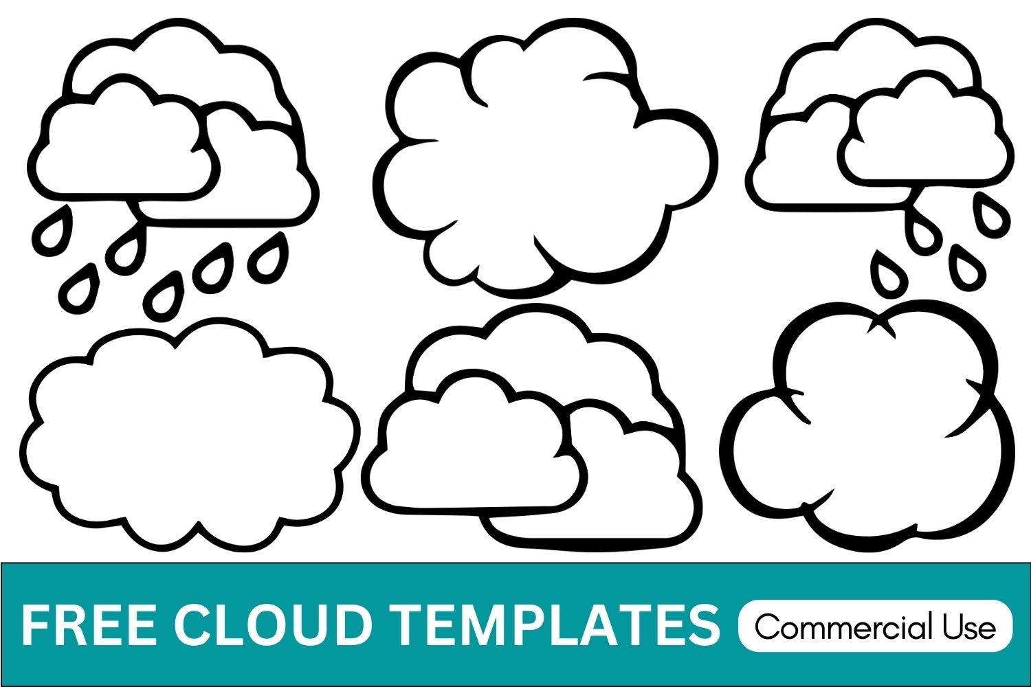 Free Printable Clouds Template