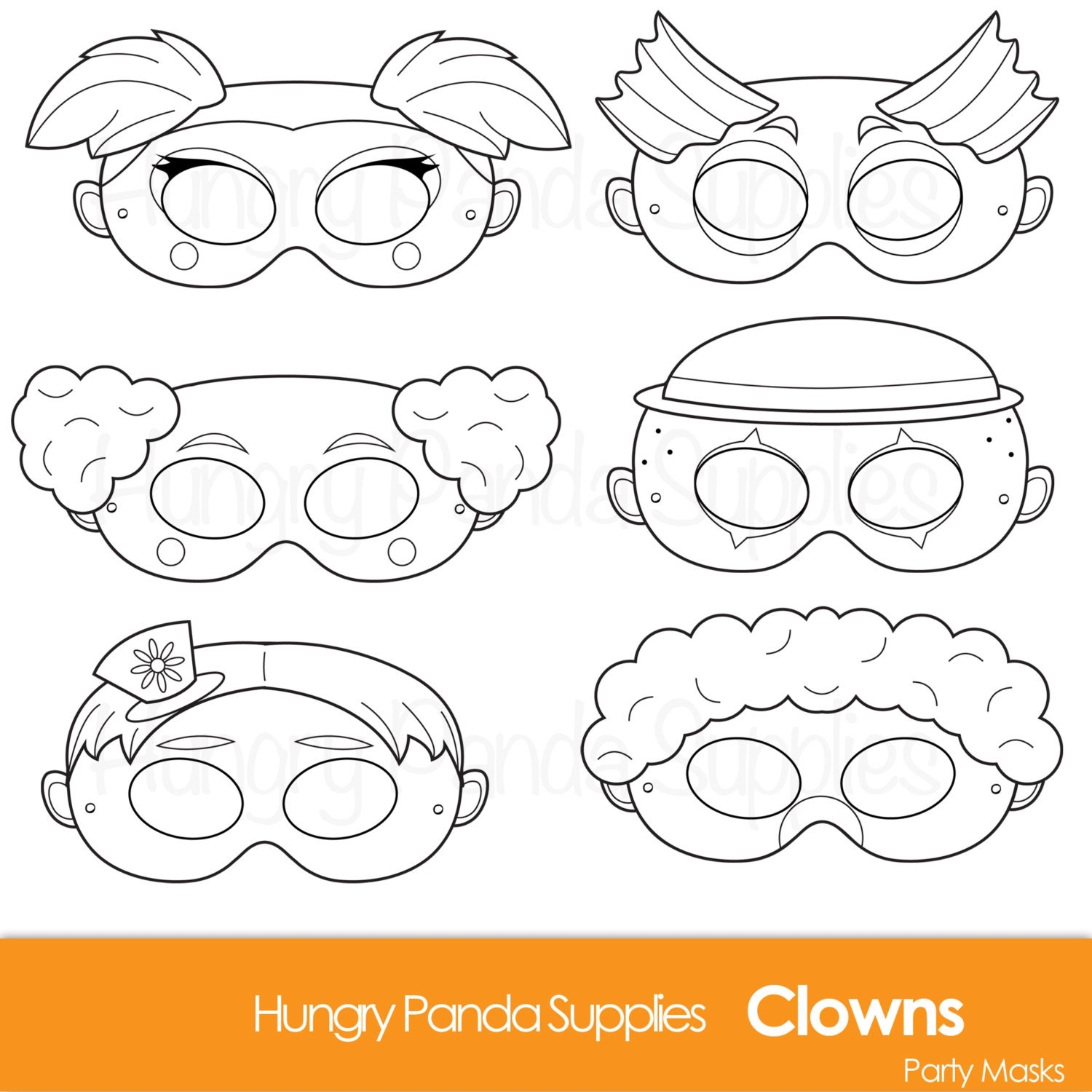 Clown Printable Coloring Masks Clown Mask Clown Masks Circus Clown Costume Clowns Masks Clown Party Etsy UK Clown Printable Coloring Masks Clown Mask Clown Masks Circus Clown Costume Clowns Masks Clown Party Etsy UK