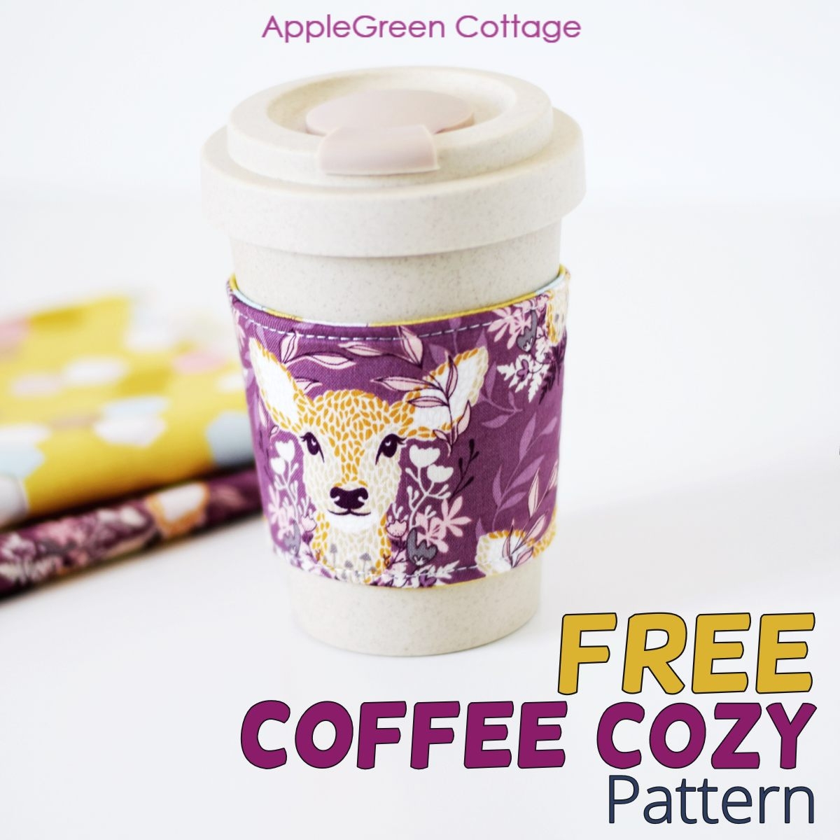 Coffee Cozy Pattern Free Coffee Sleeve Template AppleGreen Cottage