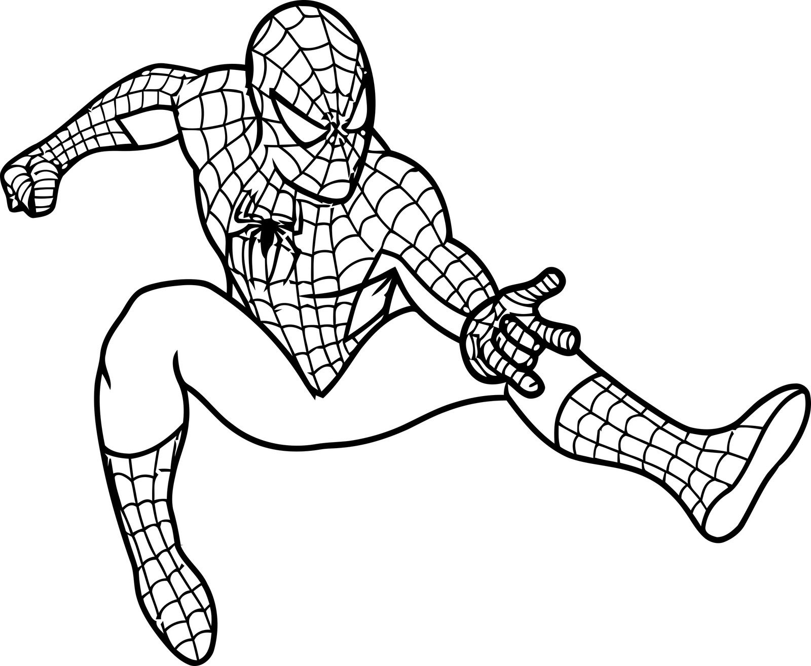 Coloring Pages Free Printable Spiderman Coloring Pages For Kids