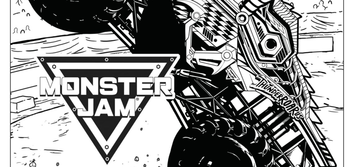 Coloring Sheets Monster Jam