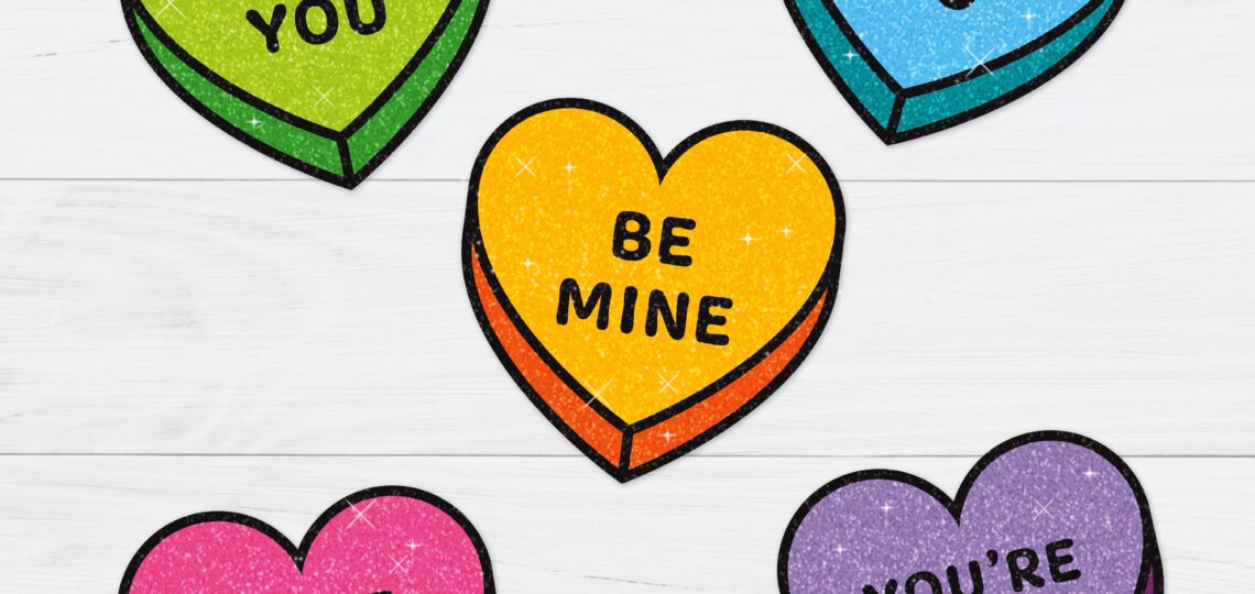 Conversation Hearts Free Printable Download