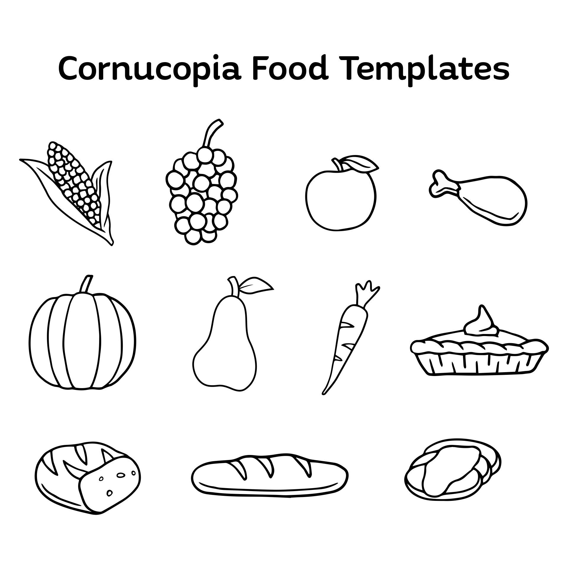 Cornucopia Craft 10 Free PDF Printables Printablee Cornucopia Craft 10 Free PDF Printables Printablee
