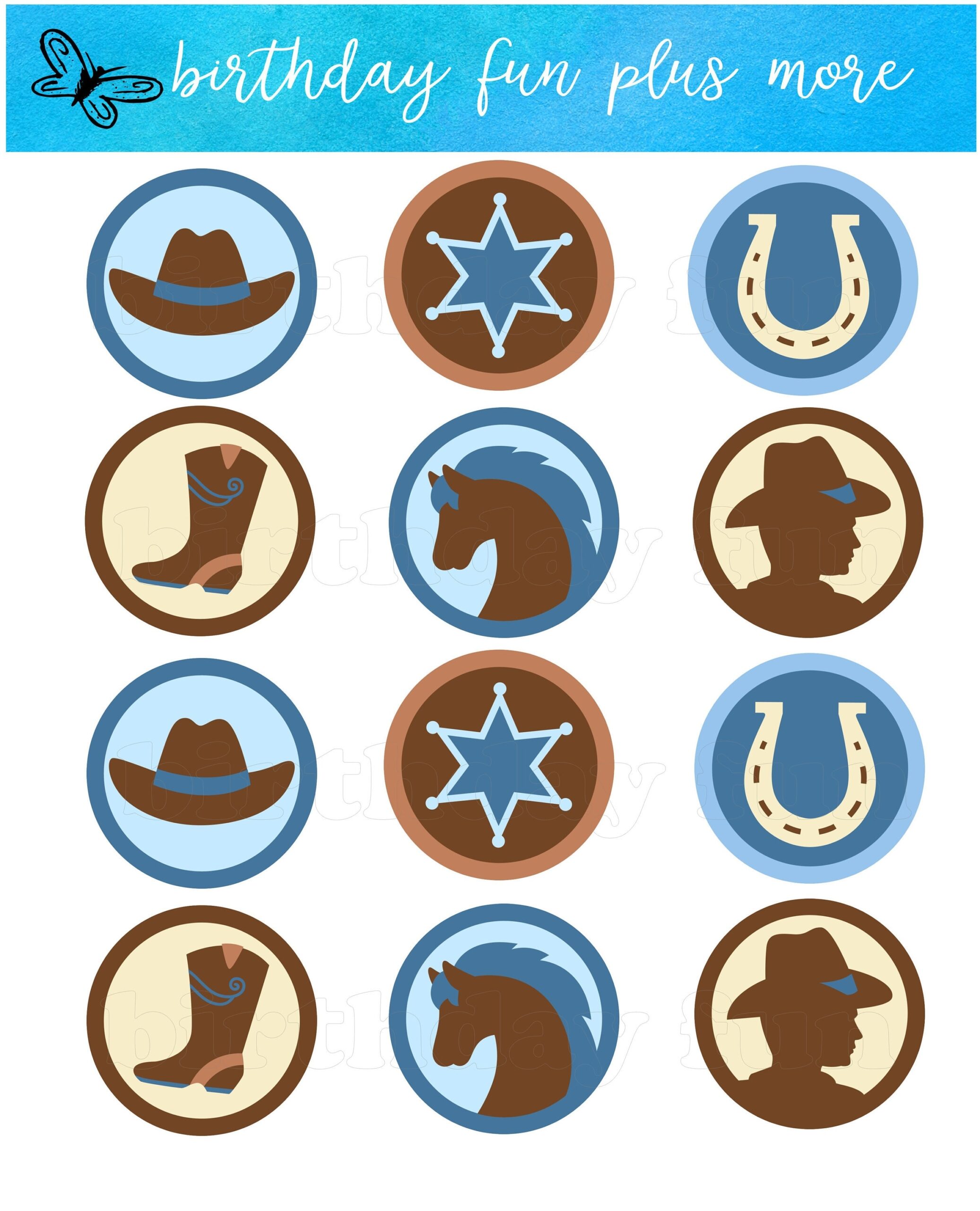 Cowboy Cupcake Toppers PRINTABLE Digital Cowboy Rounds Download Printable Cowboy Theme Cowboy Baby Shower Birthday Party Cowboy Cupcake Toppers PRINTABLE Digital Cowboy Rounds Download Printable Cowboy Theme Cowboy Baby Shower Birthday Party