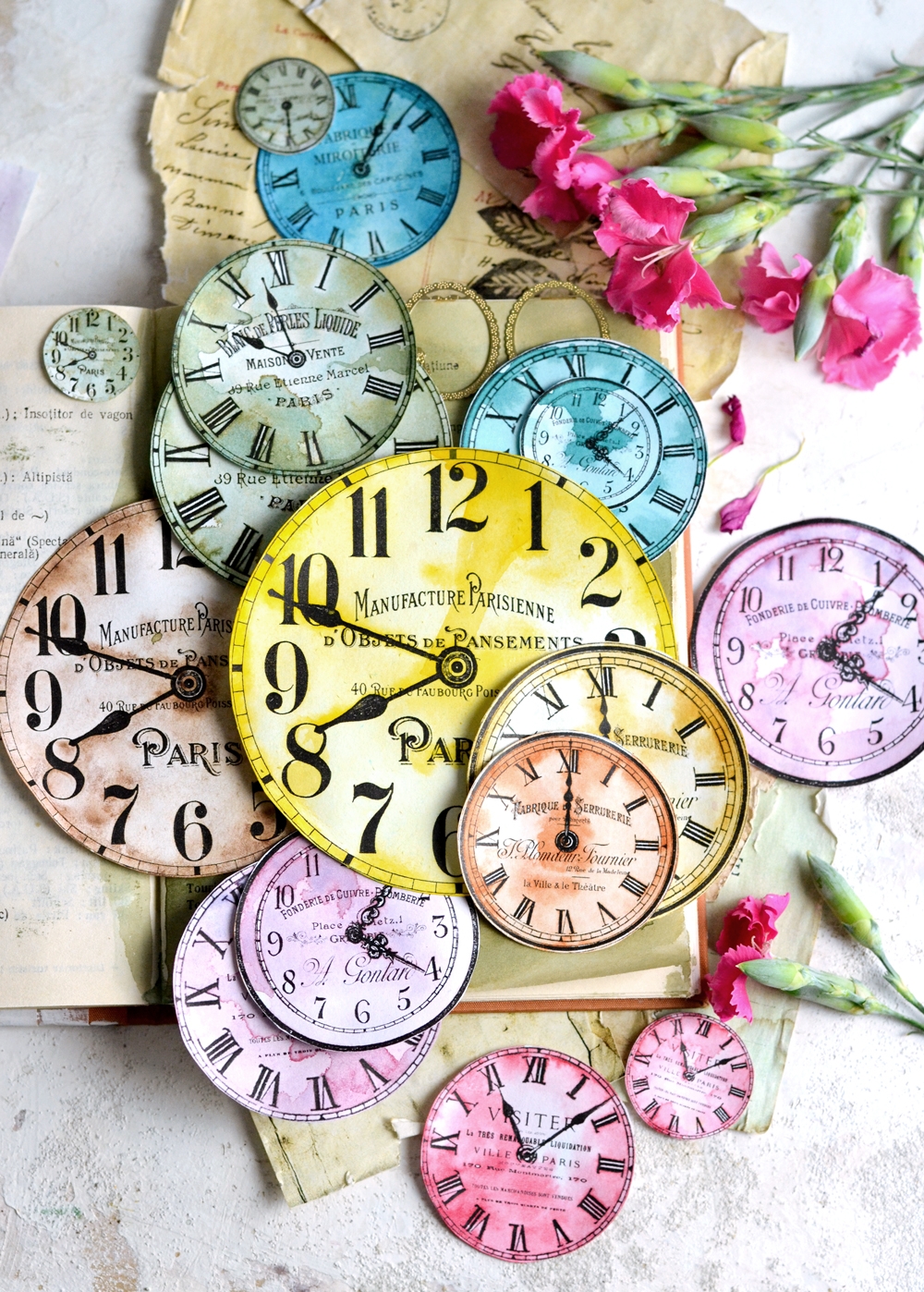 Printable Clock Faces Free