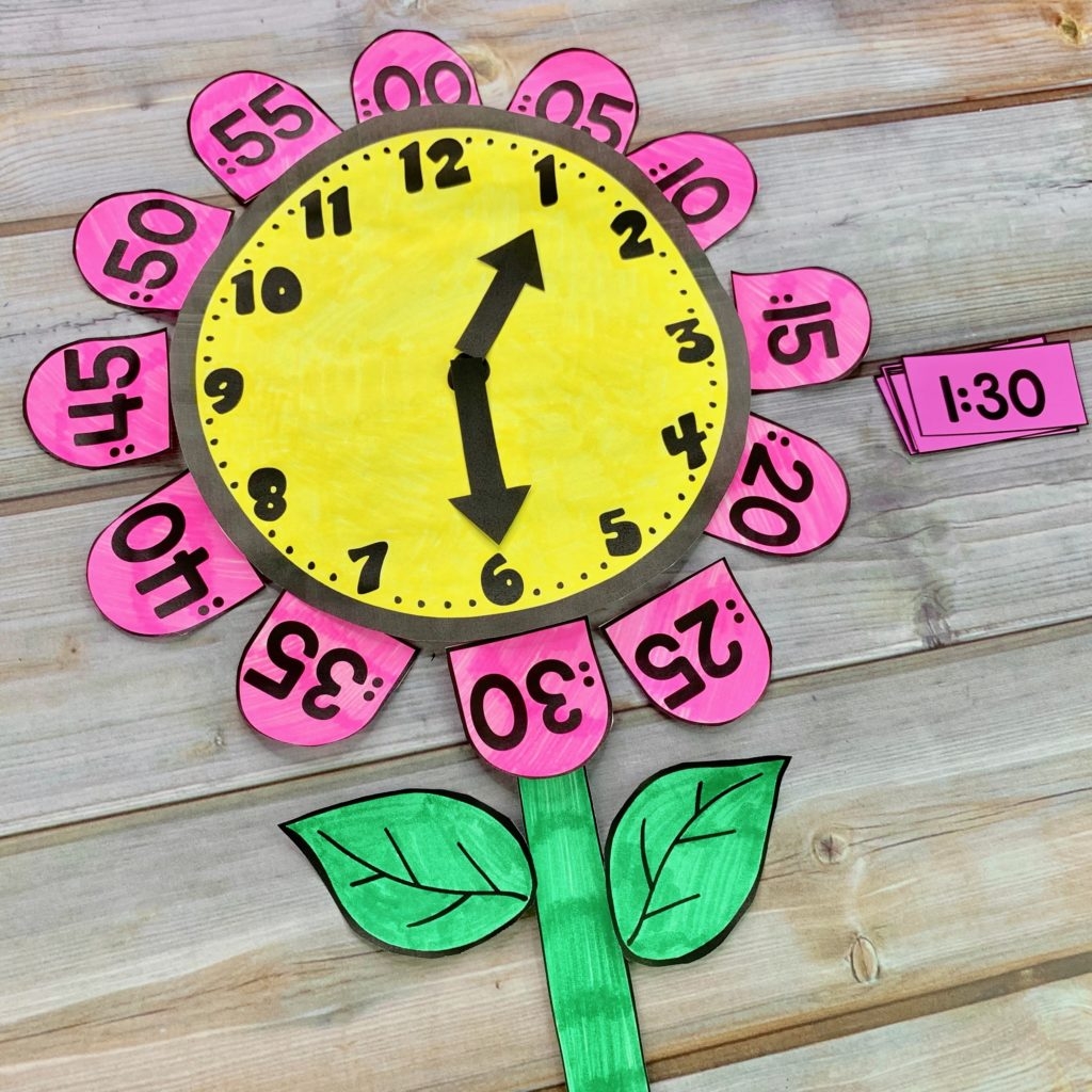 CRAFT CLOCK FREEBIE Teaching Second Grade