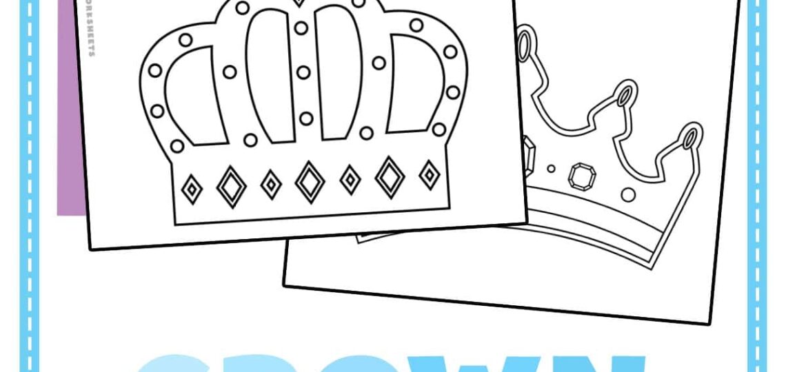 Crown Template Superstar Worksheets