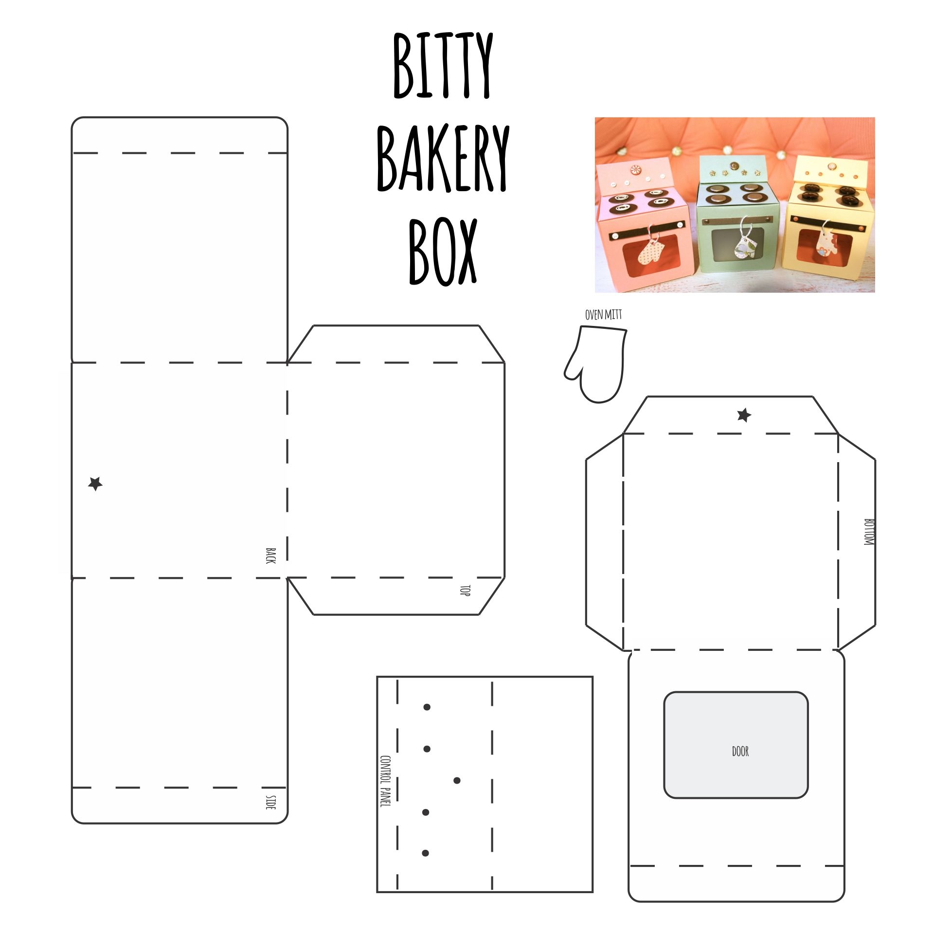 Cupcake Boxes 10 Free PDF Printables Printablee
