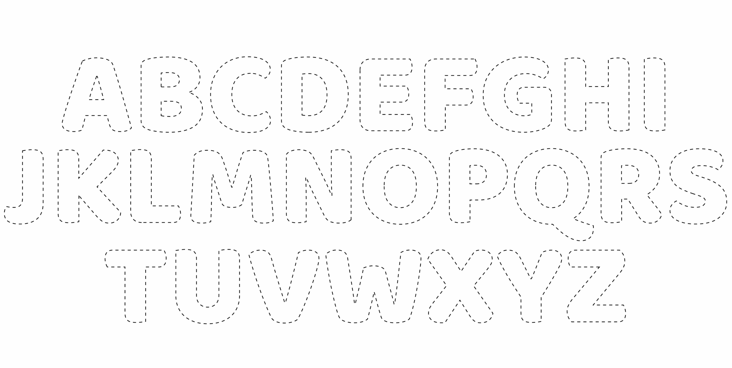 Cut Out Letters 20 Free PDF Printables Printablee