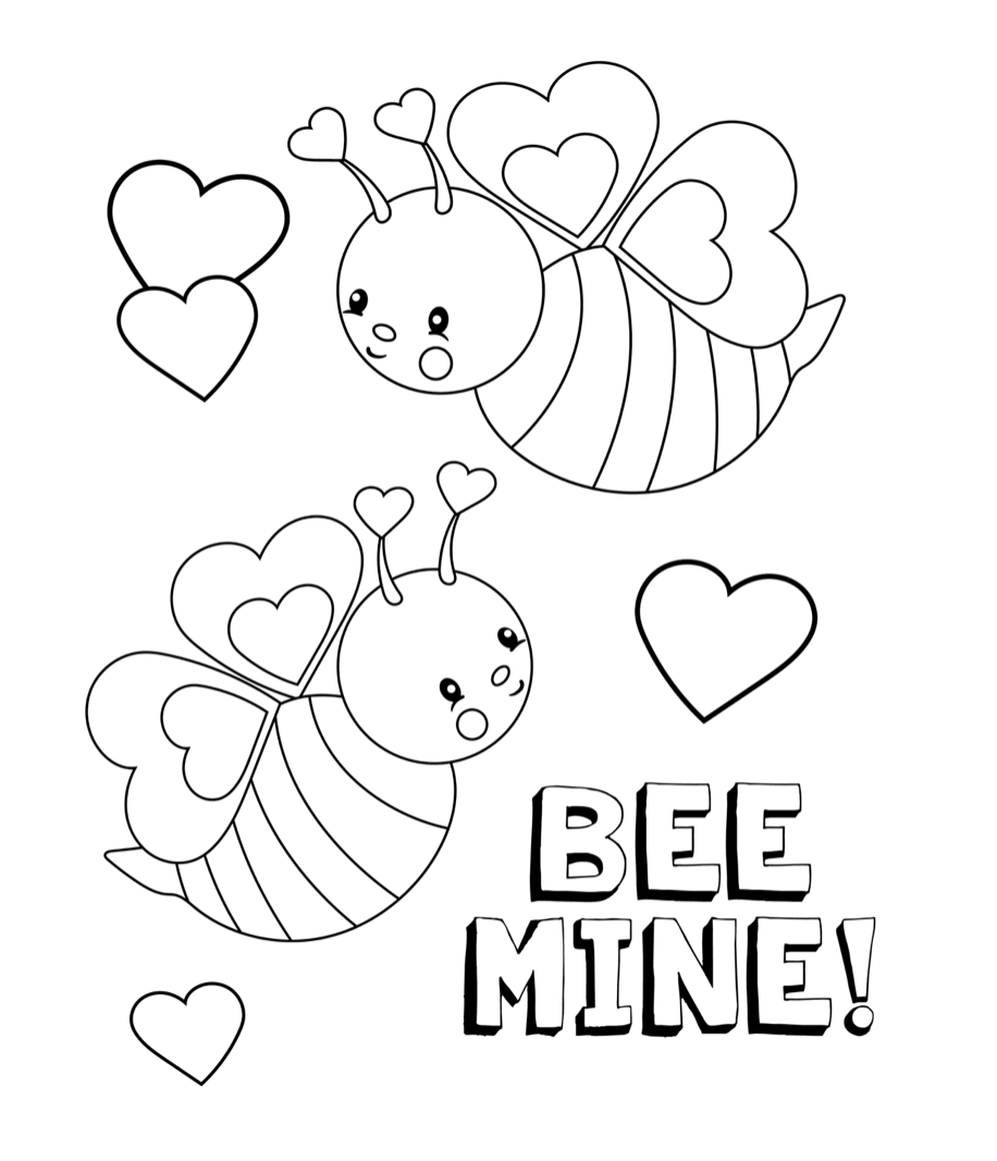 Free Printable Valentine Coloring