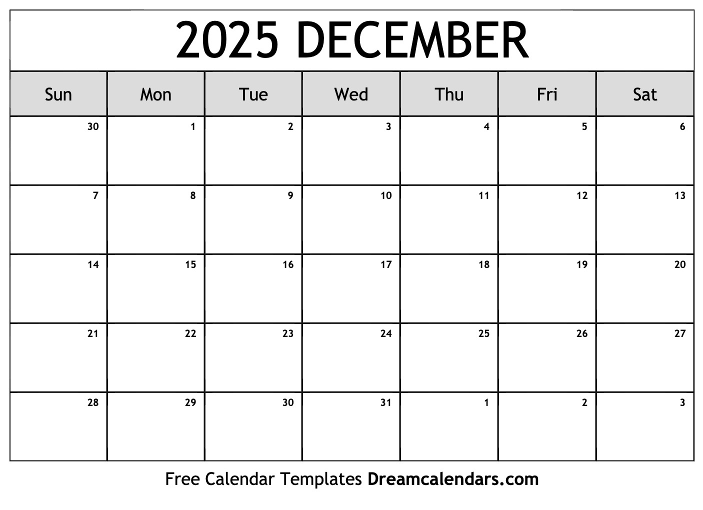 December 2025 Calendar Free Printable With Holidays And Observances December 2025 Calendar Free Printable With Holidays And Observances