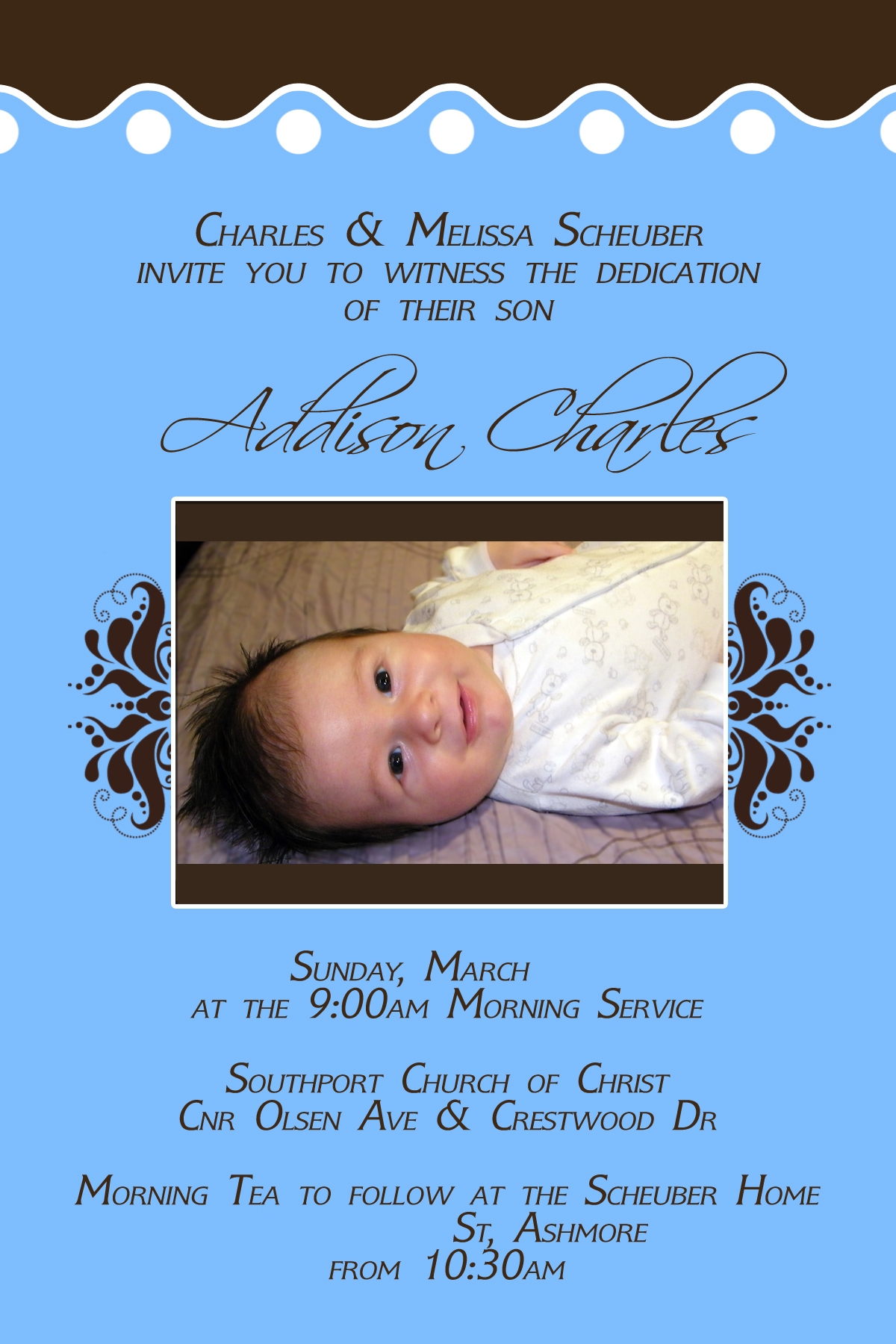 Dedication Invitations Pregnancy Baby Child Worksheets Library