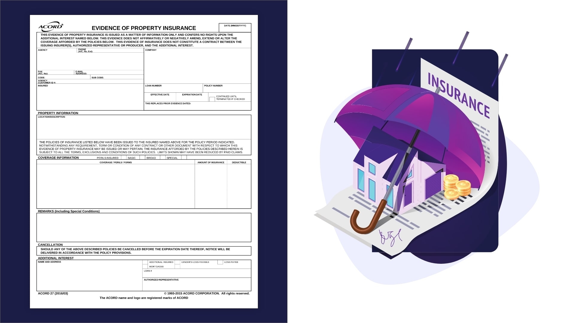 Definition Of Acord 27 Acord 27 Processing Automation