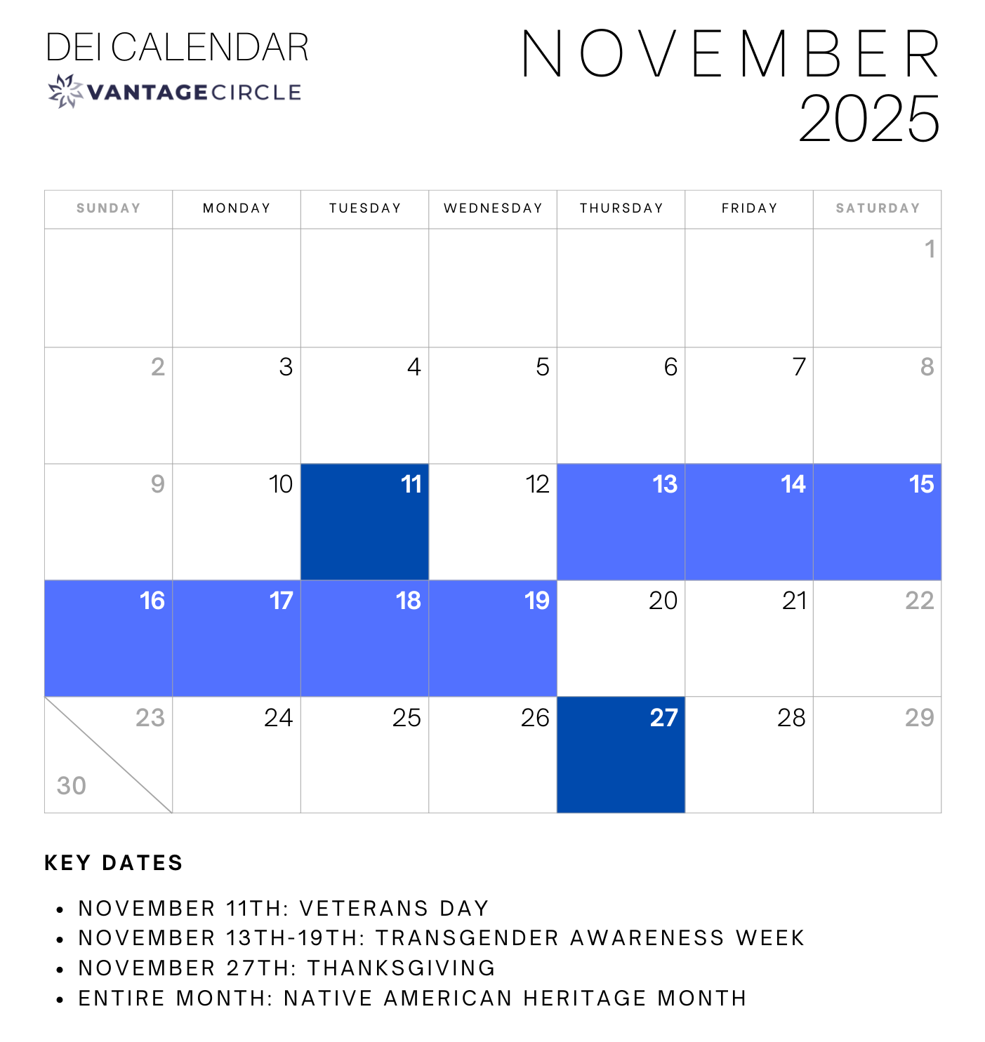 DEI Calendar 2025 Key Dates For Celebrating Diversity And  DEI Calendar 2025 Key Dates For Celebrating Diversity And