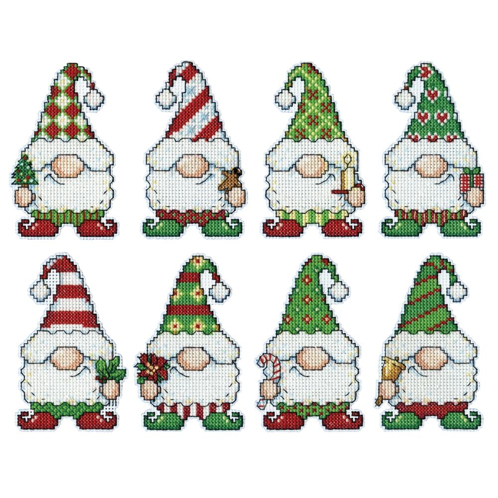 Design Works Gnome Christmas Ornaments Plastic Canvas Kit 6880 123Stitch Design Works Gnome Christmas Ornaments Plastic Canvas Kit 6880 123Stitch