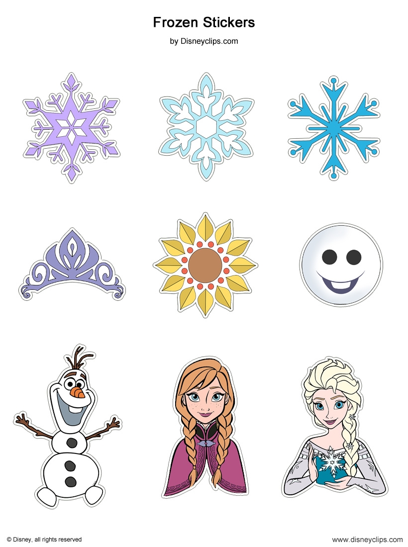 Free Printable Frozen Templates