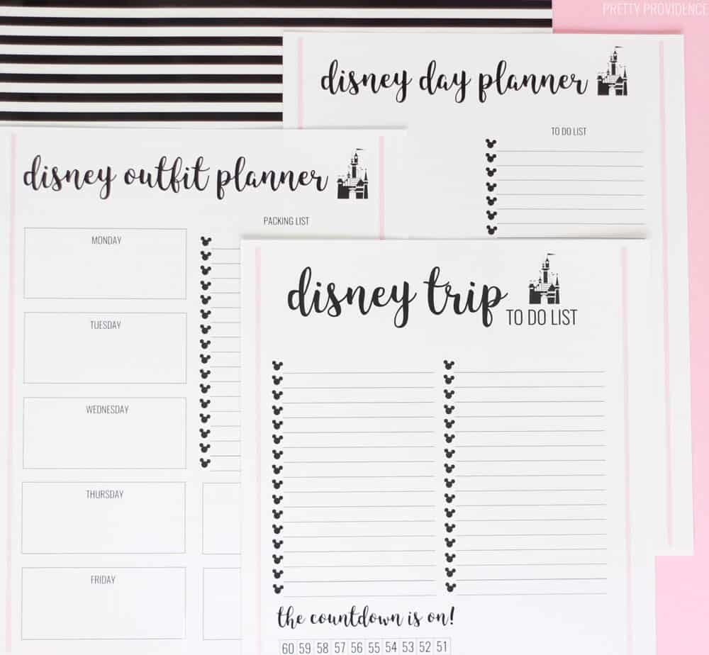 Free Printable Disney Planner Template Free Printable Disney Planner Template
