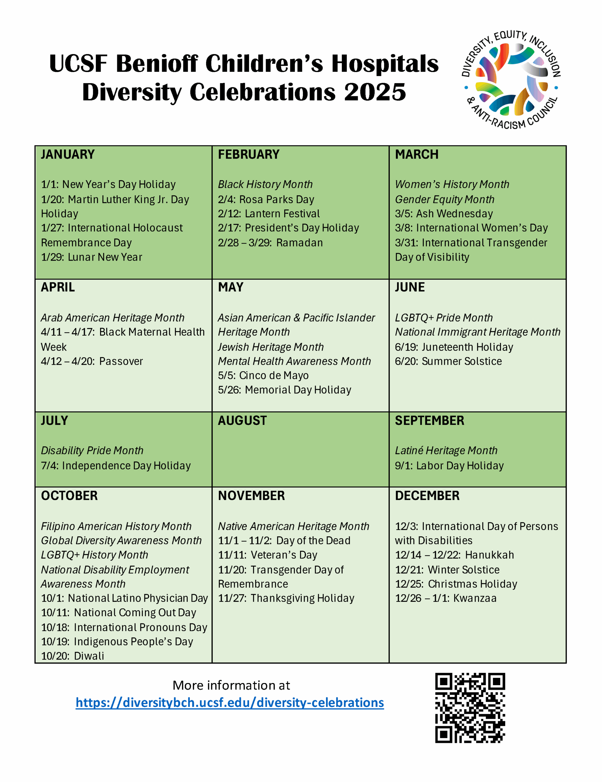 Diversity Celebrations Diversity Equity U0026 Inclusion At UCSF  Diversity Celebrations Diversity Equity U0026 Inclusion At UCSF