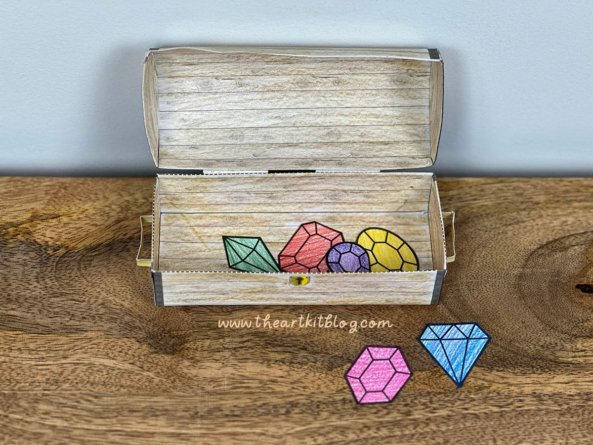 Free Printable Treasurebox Template