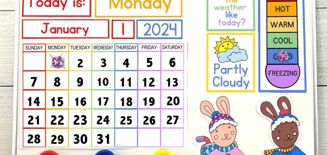 DIY Children s Calendar Free Calendar Printables In Multiple