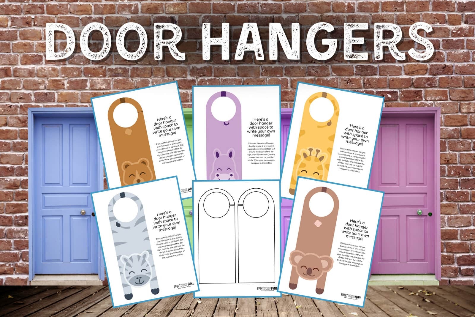 DIY Door Hanger Door Decor Home Decorating Ideas