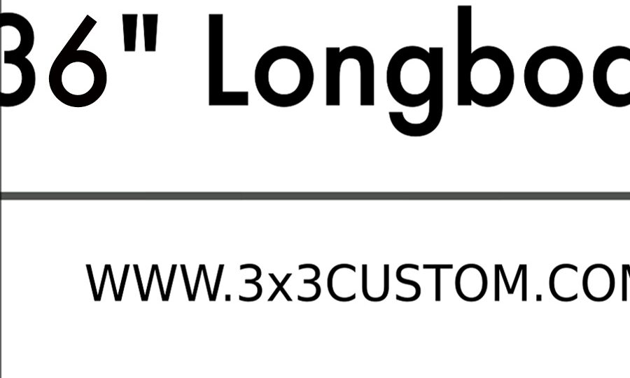 DIY Longboard 3x3 Custom