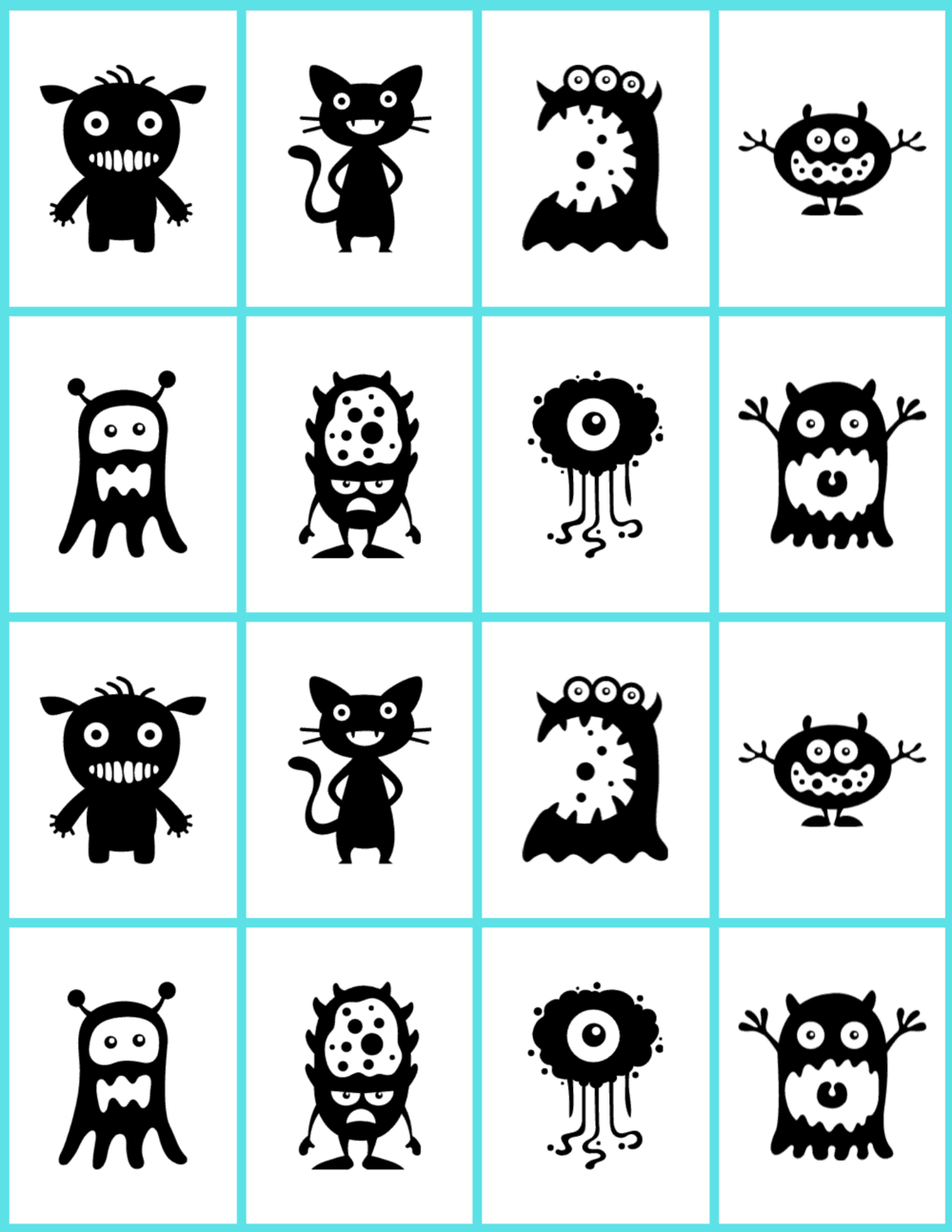 DIY Memory Game Cards For Kids free Printable StlMotherhood DIY Memory Game Cards For Kids free Printable StlMotherhood