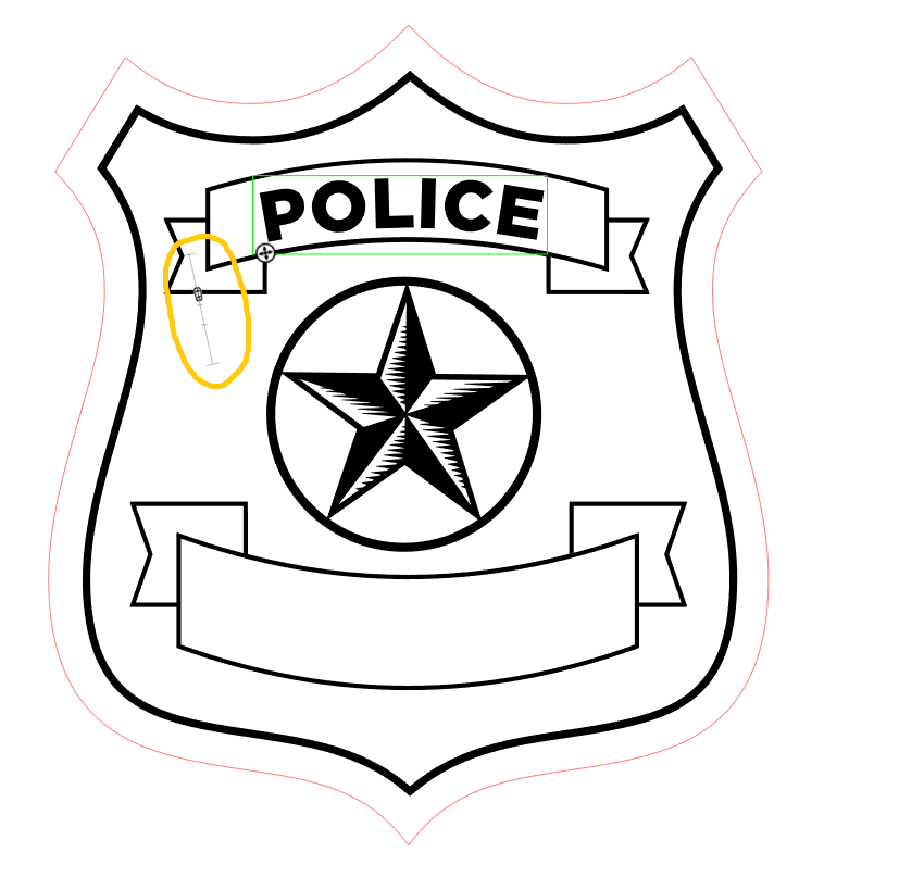 DIY Personalized Police Badges Using Silhouette Printable Gold Foil Studio Xtine