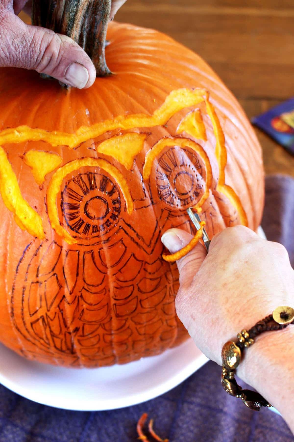 Free Printable Owl Pumpkin Carving Templates
