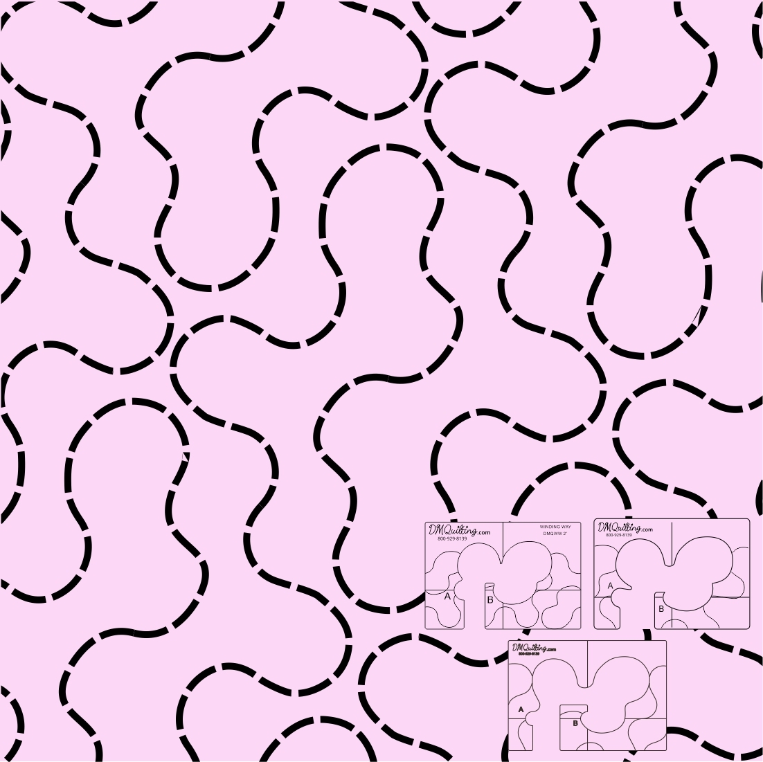 DM Quilting Winding Way Templates Sew Steady