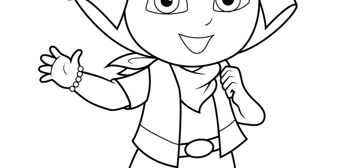 Dora The Explorer Coloring Pages Free Printable PDFs WakeTheKids
