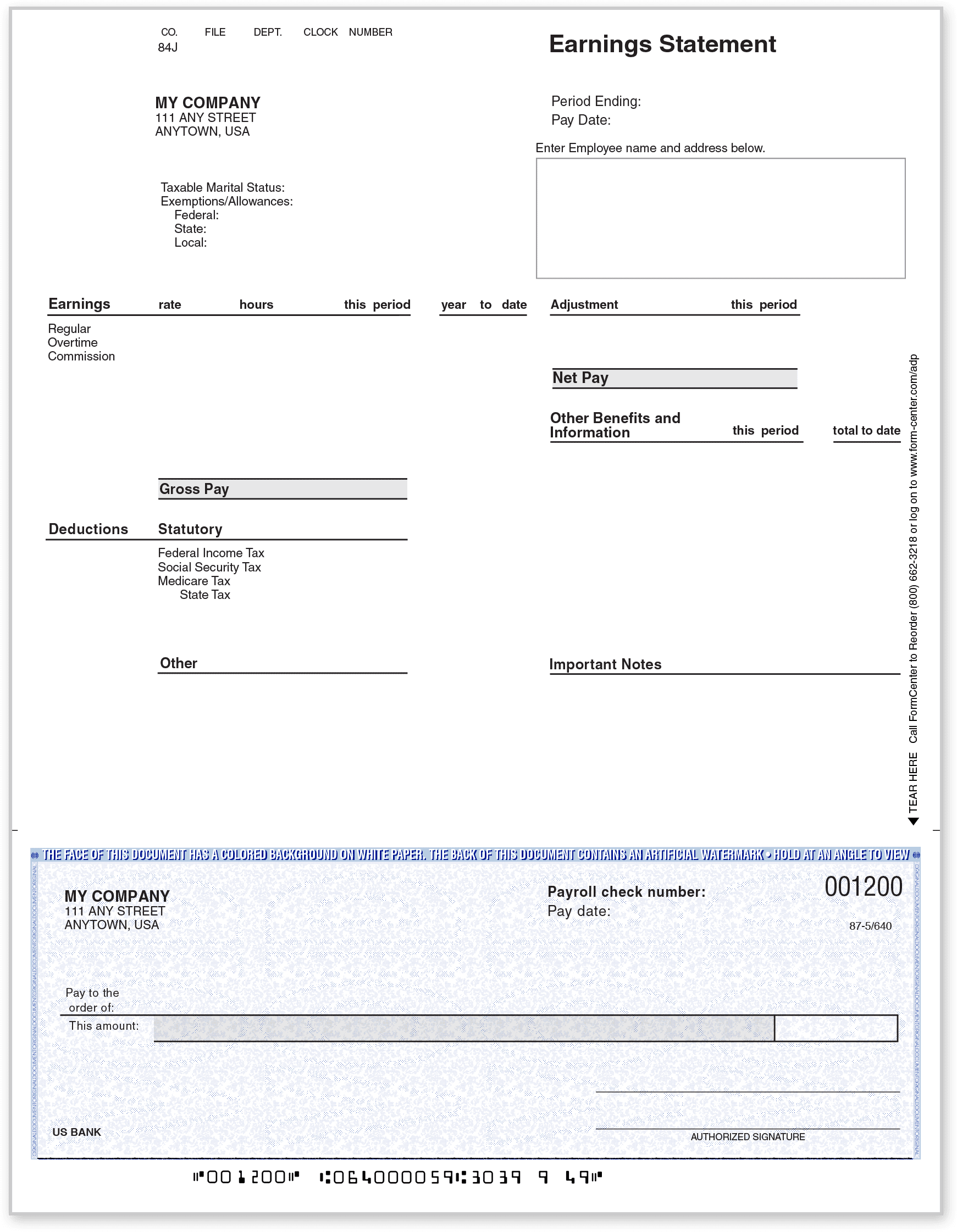Download Picture Of Adp Manual Preprinted Checks Template PNG Image With No Background PNGkey