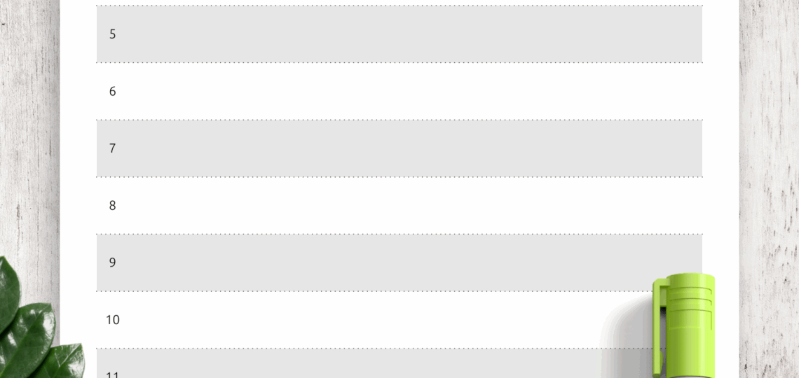 Download Printable Class List Template PDF