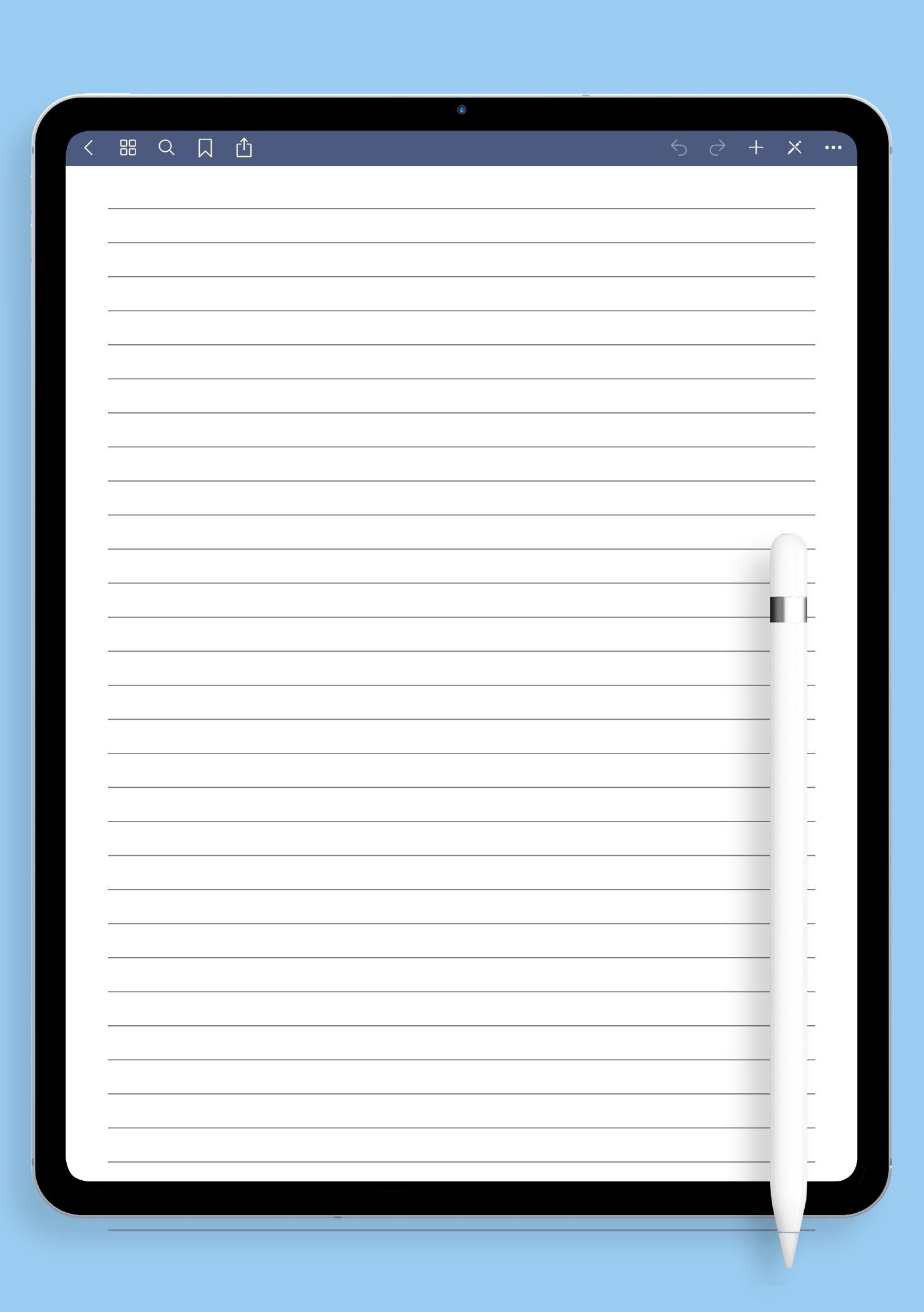 Printable Lined Paper Pdf Free Download
