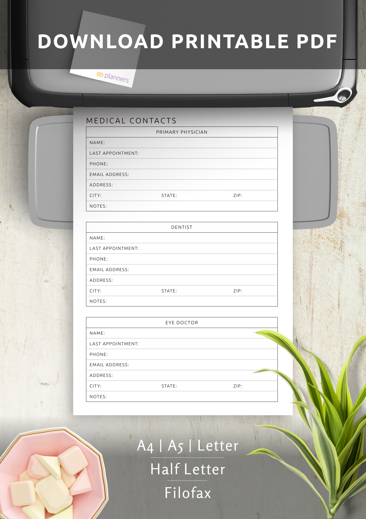 Free Medical Care Printable Templates
