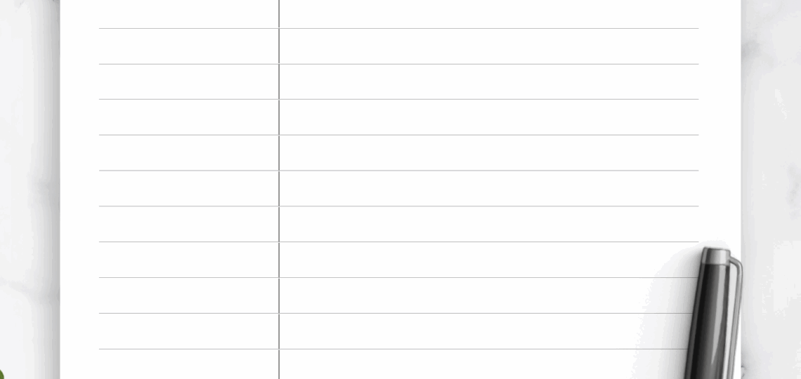 Download Printable Vocabulary U0026 Definitions Template PDF