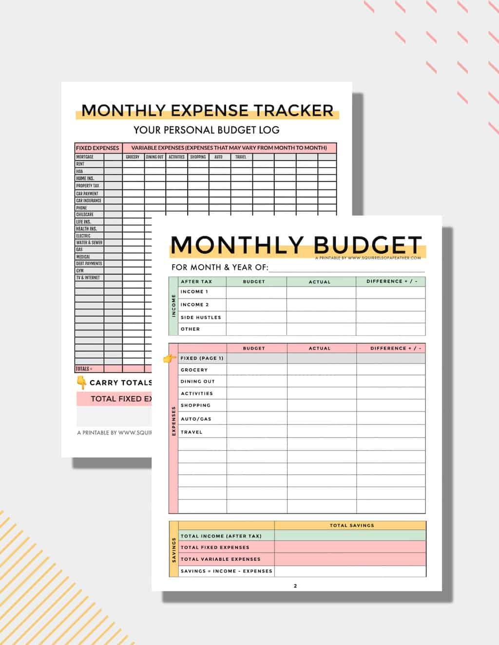 Free Printable Budget Templates Pdf Free Printable Budget Templates Pdf