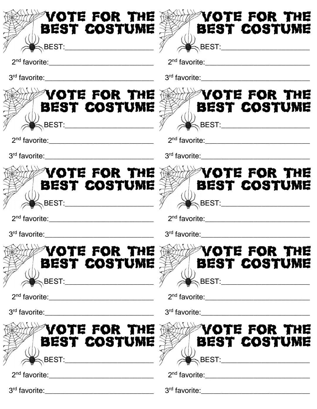 Downloadable Halloween Costume Contest Voting Ballot Ballots Vote Instant Download Instantly Etsy Downloadable Halloween Costume Contest Voting Ballot Ballots Vote Instant Download Instantly Etsy