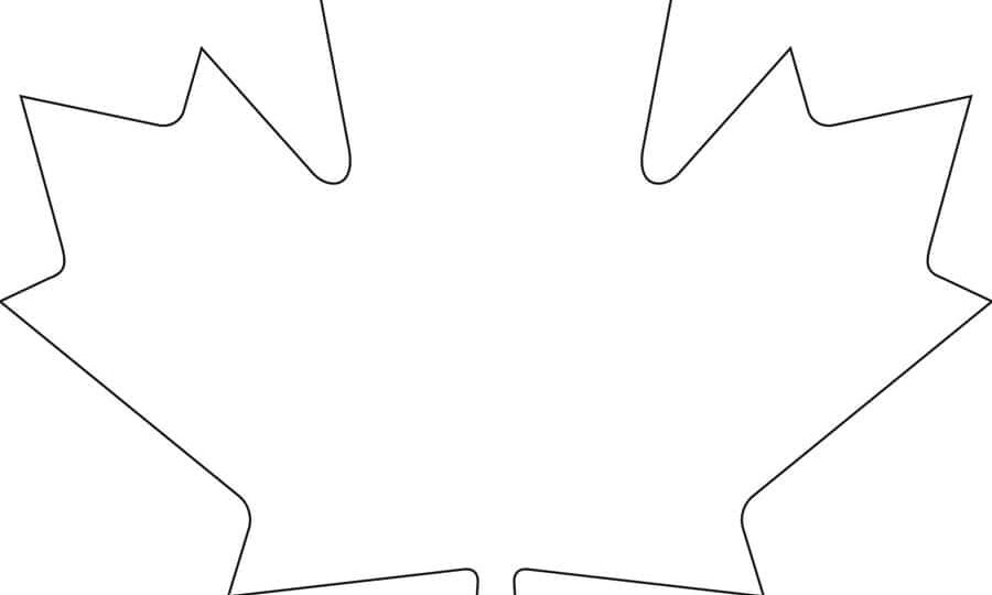 Downloadable Maple Leaf Template For Your Canada Day Crafts Canadian Living