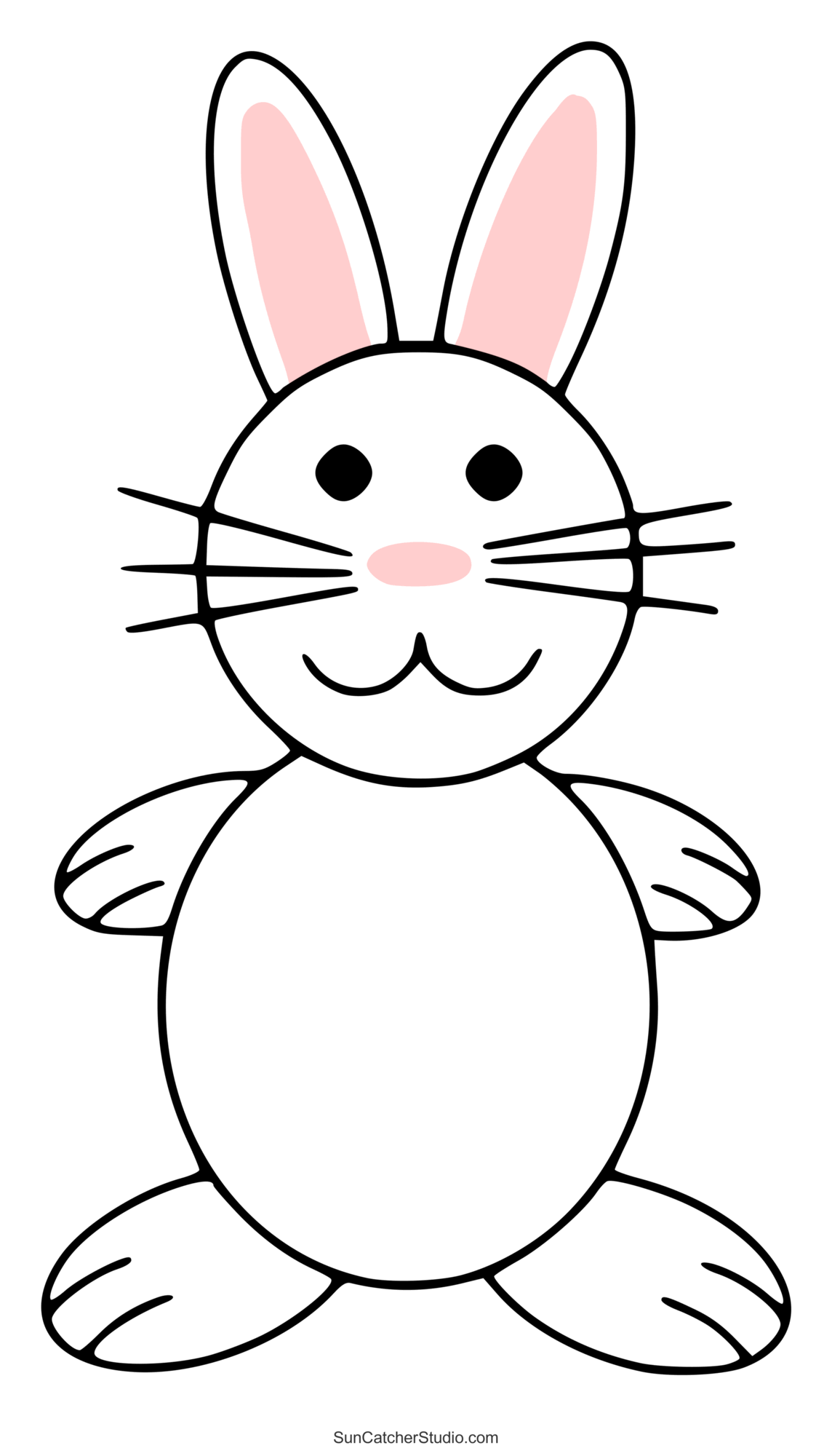 Easter Clip Art Patterns Egg And Bunny Stencils Free  Easter Clip Art Patterns Egg And Bunny Stencils Free