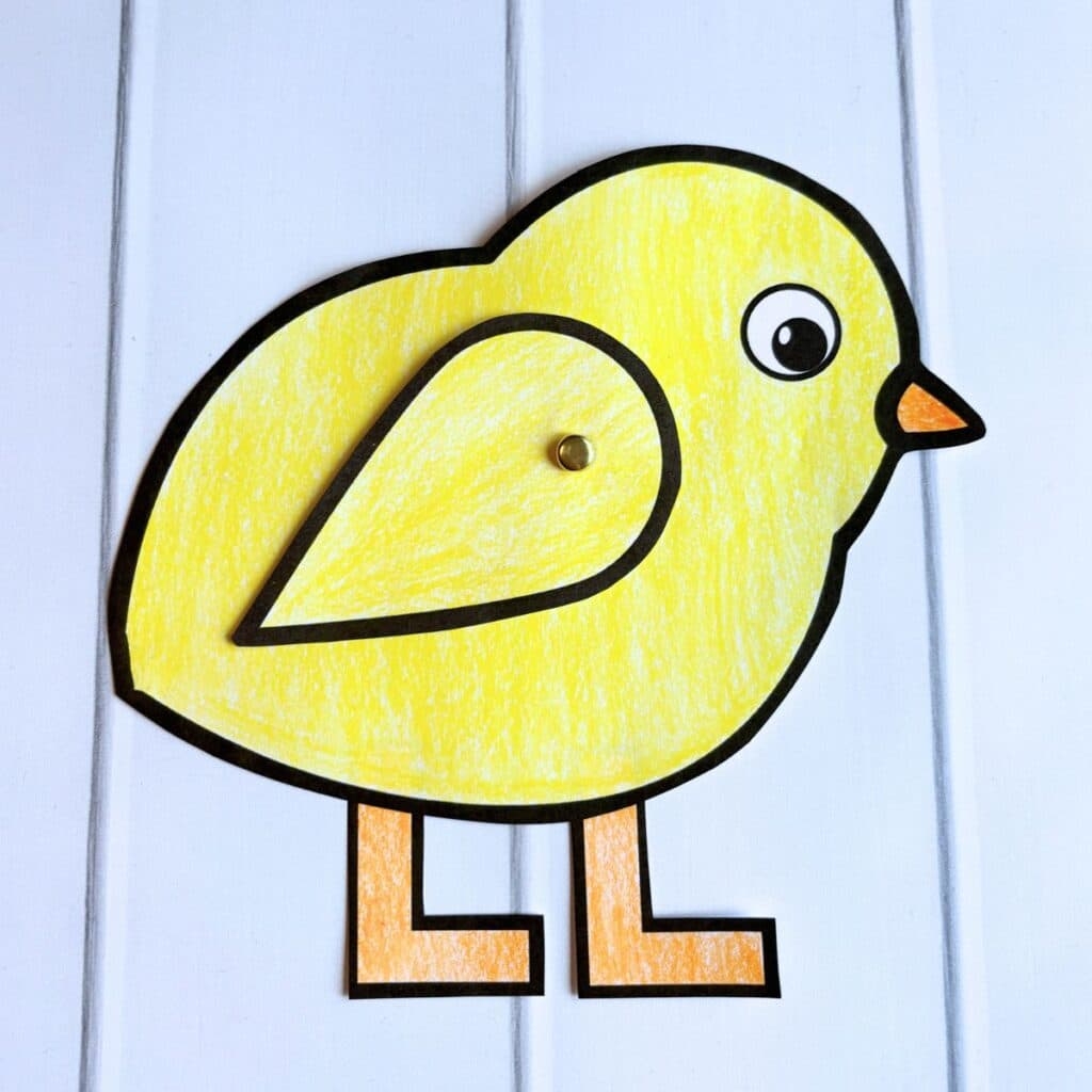 Easy Paper Chick Craft For Kids Free Printable Simply Full Of Delight