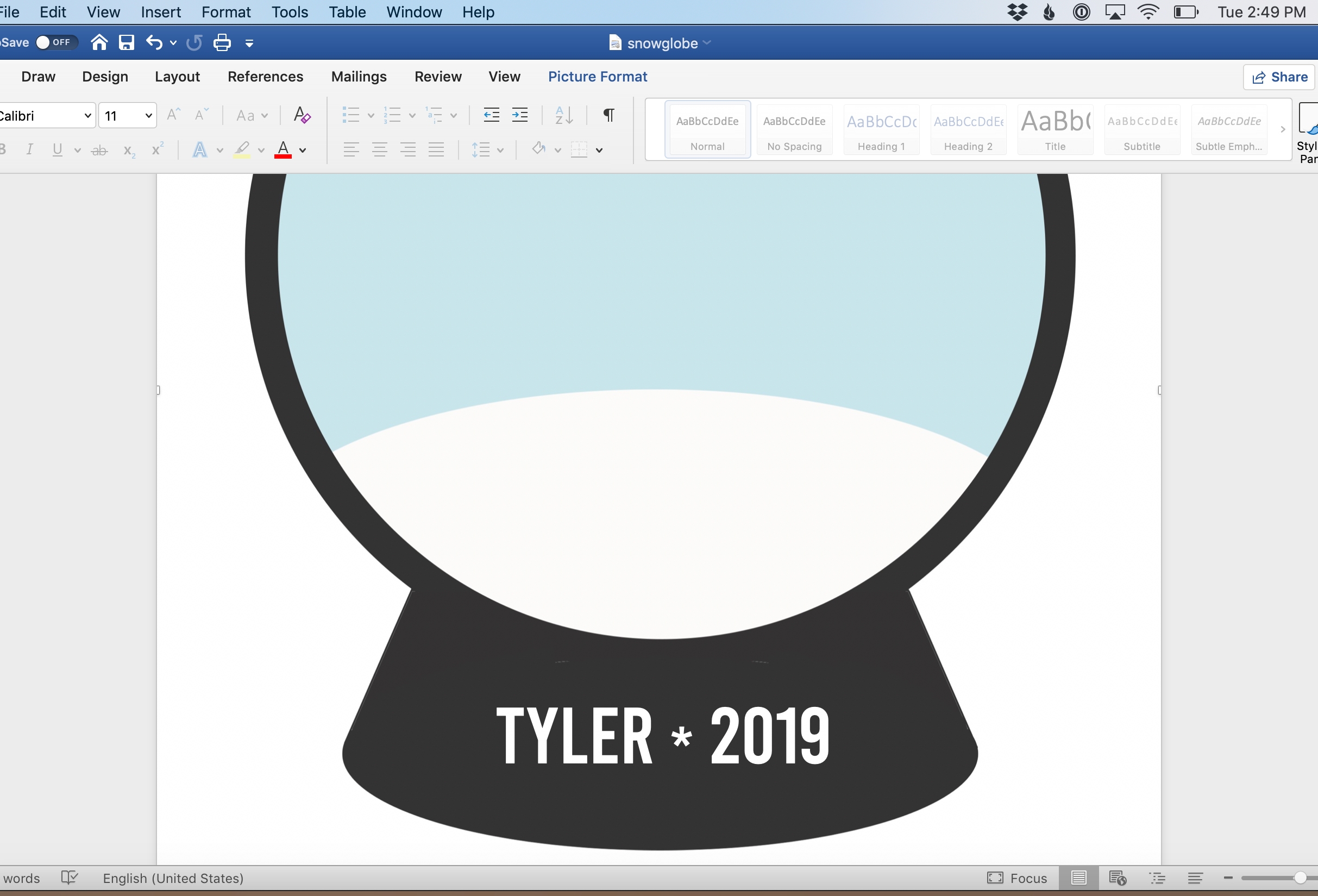 Easy Photo Snow Globe Craft For Kids It s Always Autumn