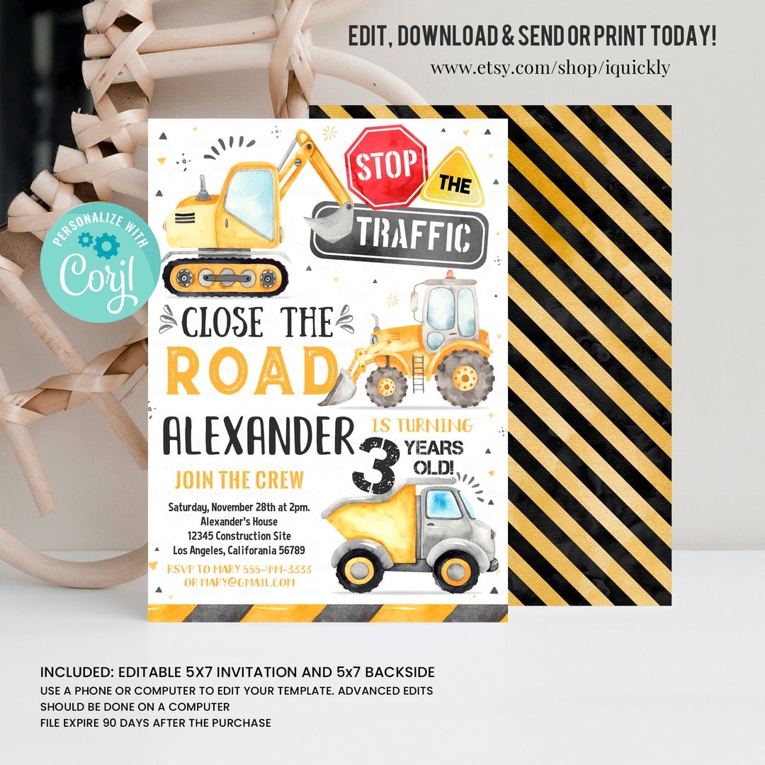 Editable Construction Invitation Construction Birthday Invitations Dump Truck Party Invite Printable Template Digital Instant Download C1 Etsy Editable Construction Invitation Construction Birthday Invitations Dump Truck Party Invite Printable Template Digital Instant Download C1 Etsy